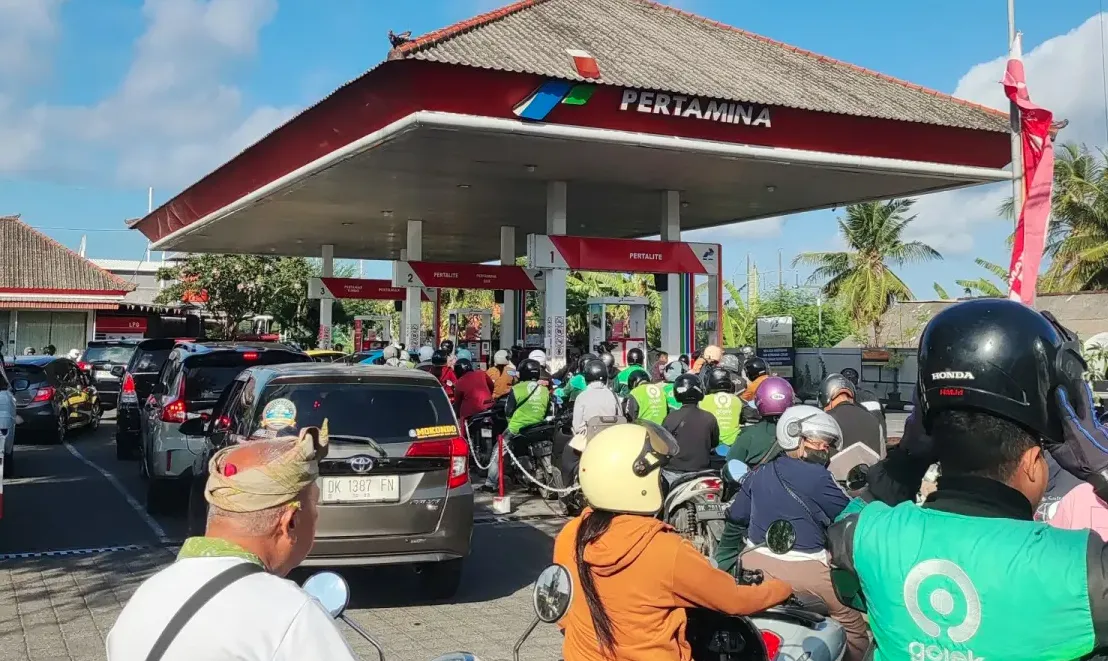 antrean BBM Bali