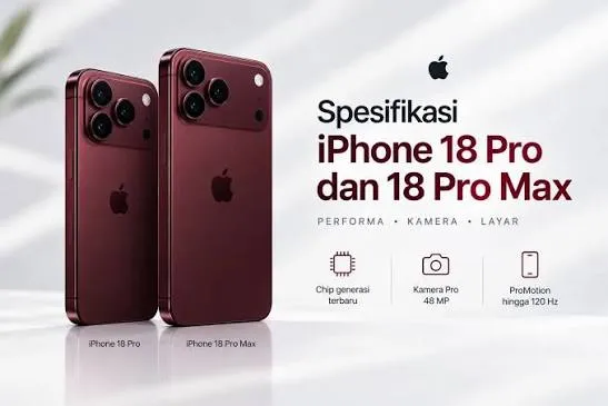 harga iPhone 18 Pro Max