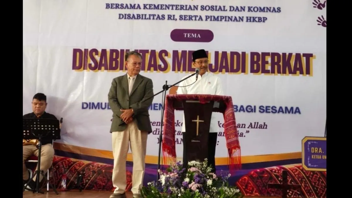 ibadah raya penyandang disabilitas HKBP