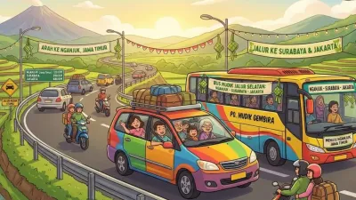 Manajemen Pembatasan Kendaraan Mudik Lebaran 2026