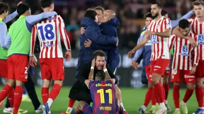 Strategi Simeone Kunci Keunggulan Atletico Lawan Barcelona
