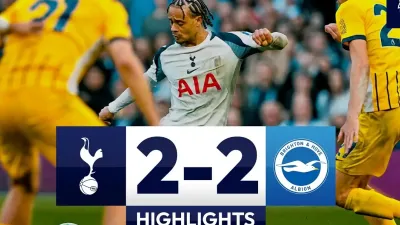 Kandang Tottenham Gagal Bertahan, Brighton Curi Poin di Akhir Laga