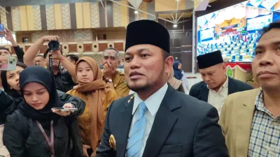 Aksi Mahasiswa Kaltim Soroti Kebijakan Anggaran Rudy Mas’ud