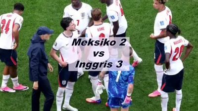 Hasil Meksiko vs Inggris 2-3: Bellingham Cetak Brace, The Three Lions Lolos ke Perempat Final