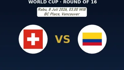 Prediksi Swiss vs Kolombia 16 Besar Piala Dunia 2026, Adu Ketajaman Embolo dan Solidnya Lini Belakang