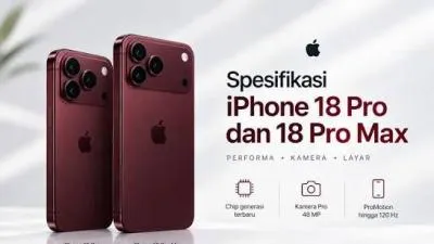 Harga iPhone 18 Pro Max di Indonesia Tembus Rp58 Juta