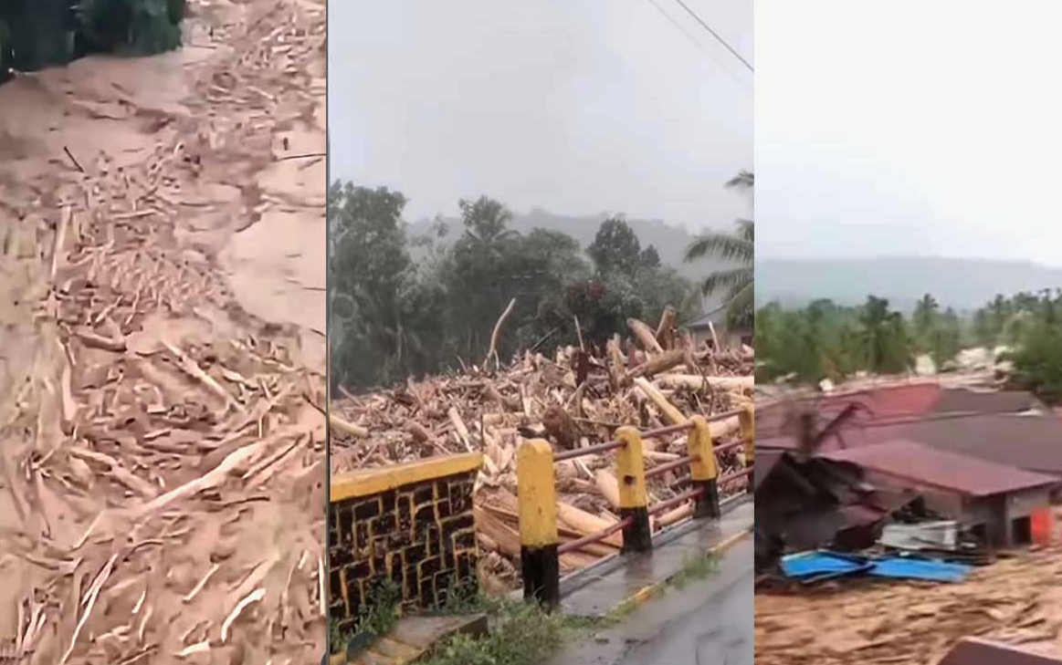 Banjir Kayu Glondongan