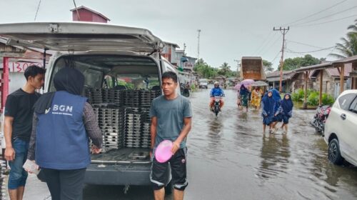 penyaluran MBG di banjir sumatera