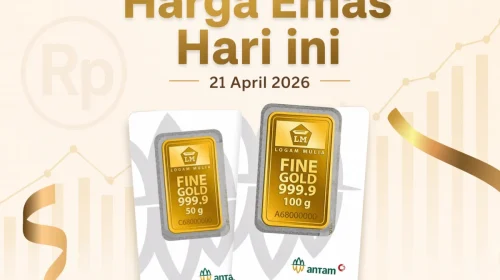 emas antam naik