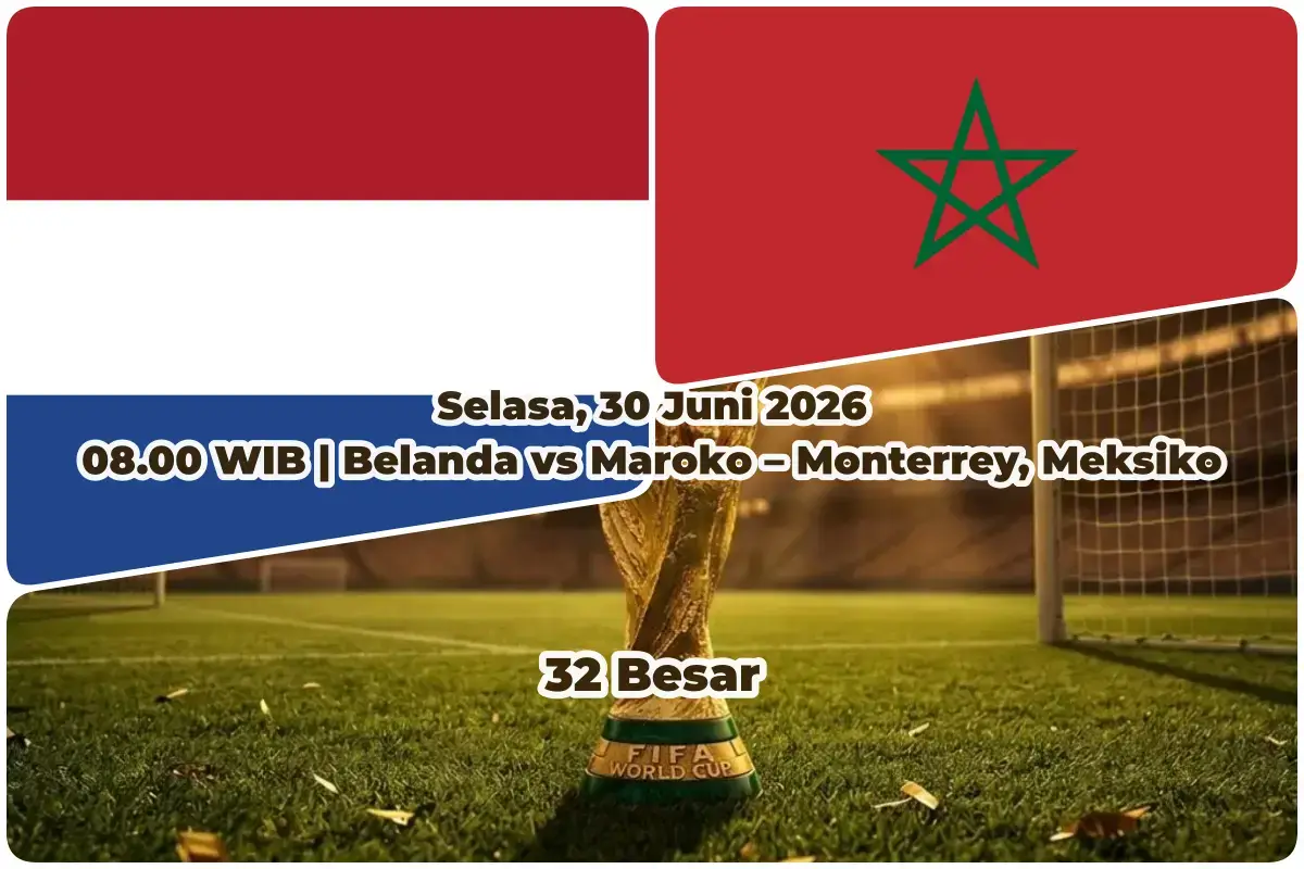 Belanda vs Maroko