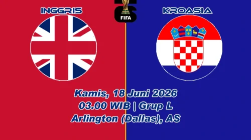 jadwal Inggris vs Kroasia