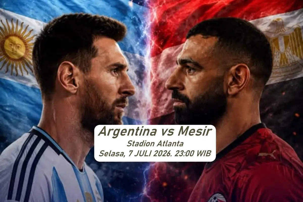 Jadwal Argentina vs Mesir