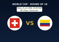 Jadwal Swiss vs Kolombia