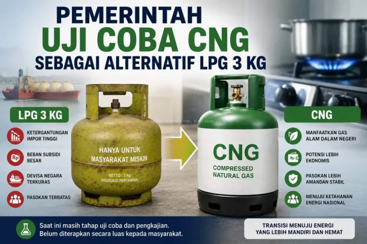 Uji Coba CNG 3 Kg